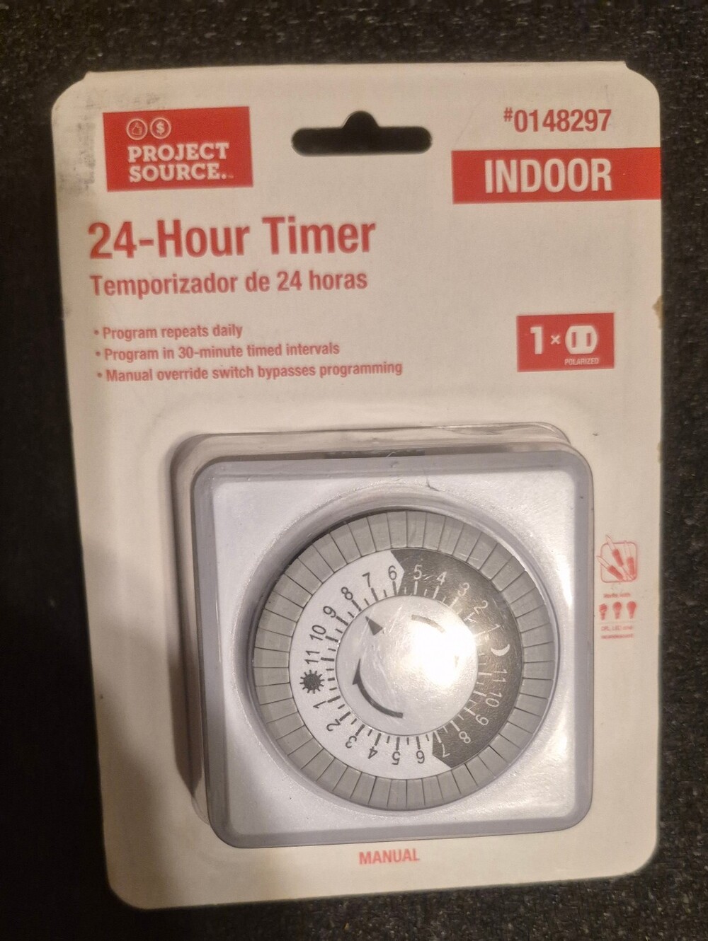 Indoor 24-Hour Timer - White